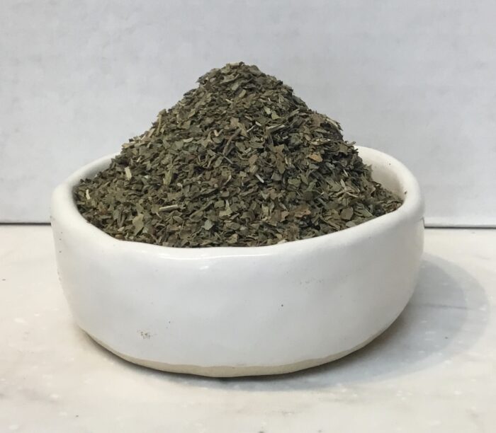 Dried basil is a versatile herb that is widely used as a culinary ingredient and is prized for its aromatic flavor and culinary versatility.