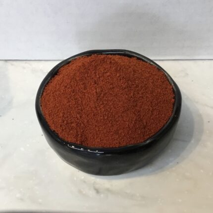 Kashmiri chili is a type of chili pepper primarily grown in the Kashmir region of India. It is known for its vibrant red color and moderate heat level.