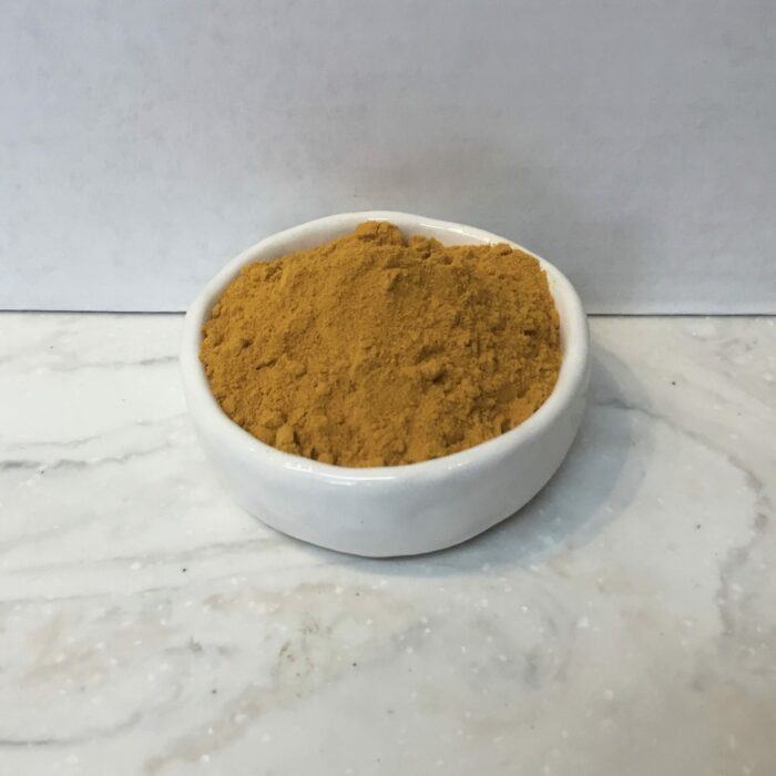 Turmeric powder is a bright spice derived from the dried and ground rhizome of the turmeric plant. Widely used cooking for its potential health benefits.