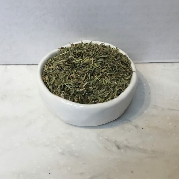 Winter savory is a known for its strong, pungent flavor and aromatic qualities. Winter savory is robust and peppery, with hints of thyme and mint.