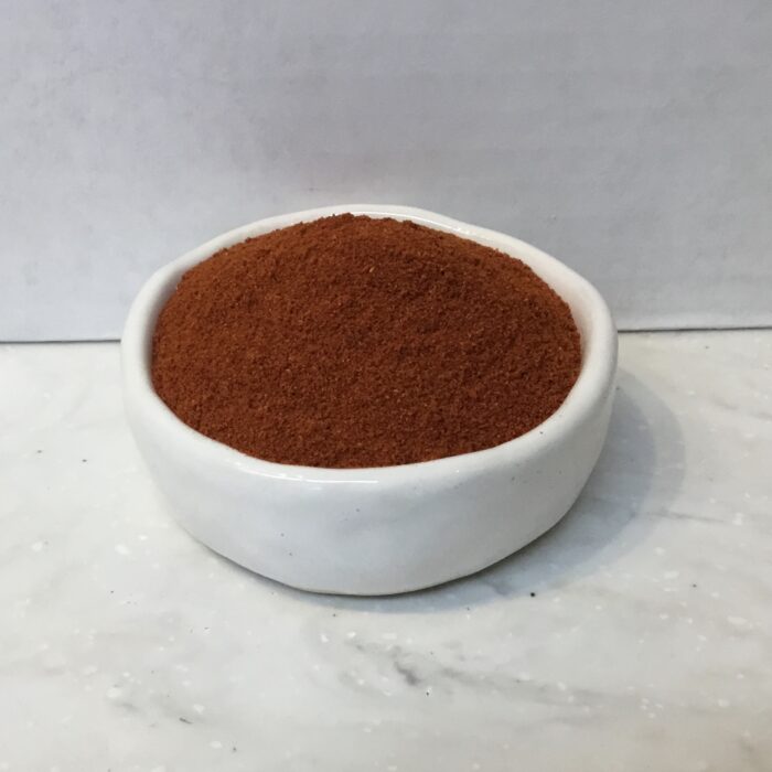 Hodi Hungarian Paprika is a high-quality spice made from ground, dried red peppers in Hungary. It is known for its vibrant red color and rich, smoky flavor.