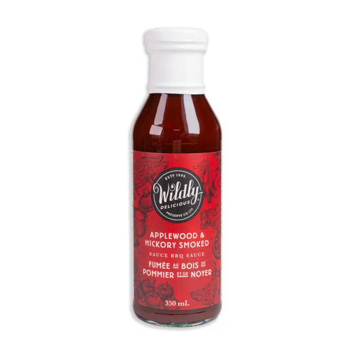Wildly Delicious Applewood & Hickory Smoked BBQ Sauce, smoky, bold, and addictive is our #1 BBQ sauce is a must-have for any grill master.
