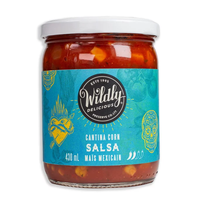 Wildly Delicious Cantina Corn Salsa with sweet corn, ripe tomatoes, and a gentle heat is perfect for dipping, topping, and taco nights.