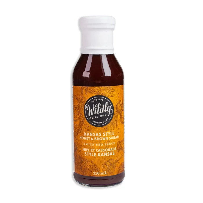 Wildly Delicious Kansas Style Honey BBQ sauce made with honey, molasses, and tomato is perfect for basting ribs, chicken, or pulled pork.