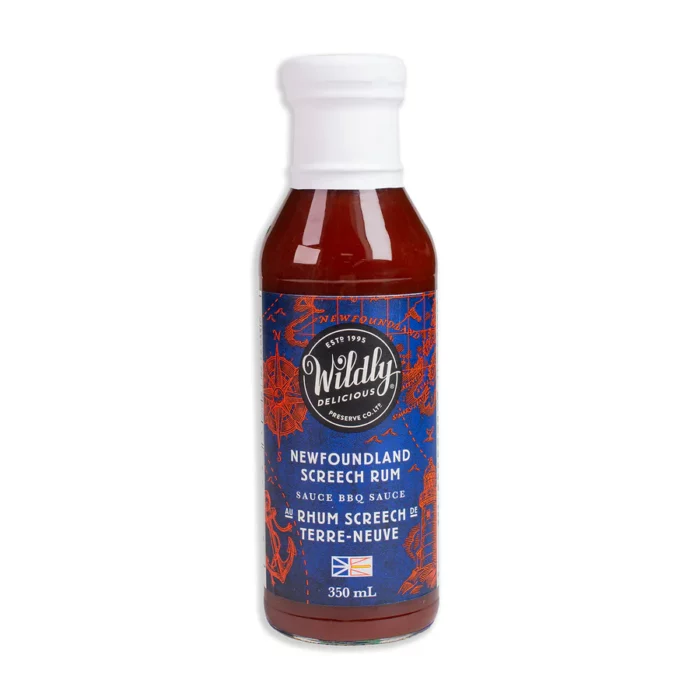 Wildly Delicious Newfoundland Screech Rum BBQ sauce made with Screech Rum and pineapple is sweet, spiced, and full of East Coast flavor.