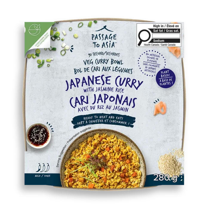 Enjoy the warm, comforting taste of a Japanese Curry Bowl with jasmine rice. A quick and flavourful heat-and-eat meal inspired by traditional Japanese curry.
