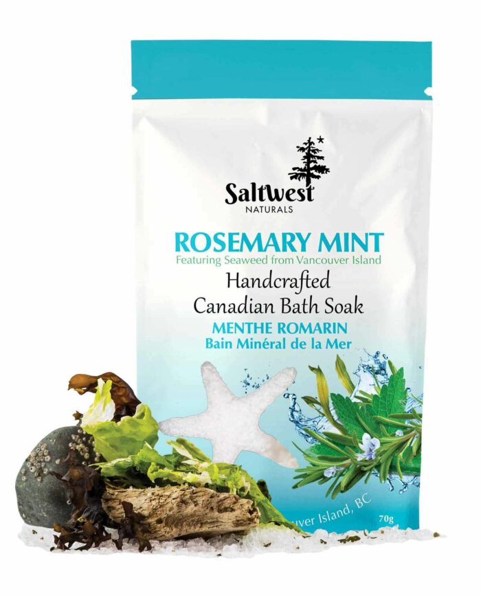 Invigorate your senses with our Rosemary Mint Bath Soaka refreshing, energizing spa experience at home.