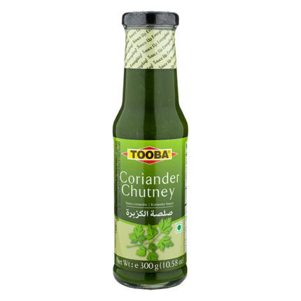 Discover the zesty, refreshing flavour of Tooba Coriander Chutney—perfect as a dip, marinade, or bold twist in your favourite dishes.