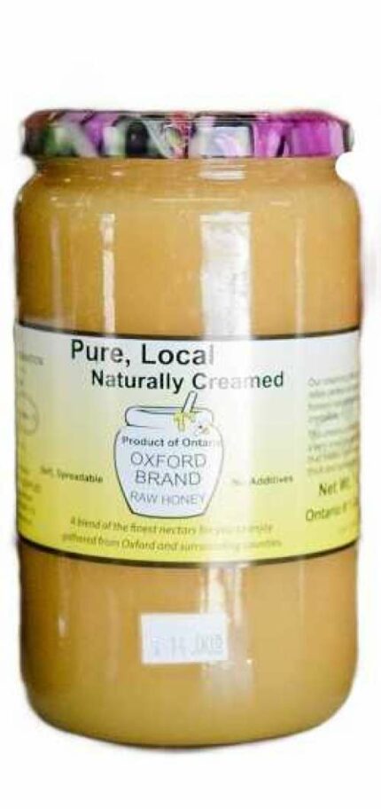 Oxford Creamed Honey is local, raw, and delightfully spreadable — made from a premium blend of nectars gathered across Oxford and surrounding counties.