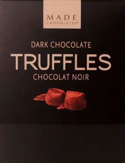 Made Dark Chocolate Truffles are rich, smooth, and indulgent — perfect for special occasions or pairing with your favourite wine.
