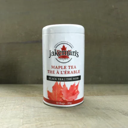 Smooth and naturally sweet, Jakeman's Maple-Infused Black Tea blends bold Sri Lankan tea leaves with the rich flavour of pure maple syrup.