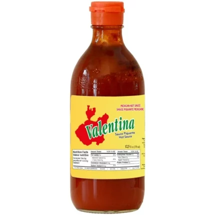 Valentina Red Hot Sauce delivers bold, authentic Mexican flavour with a mild-to-medium heat that enhances everything from tacos to popcorn.
