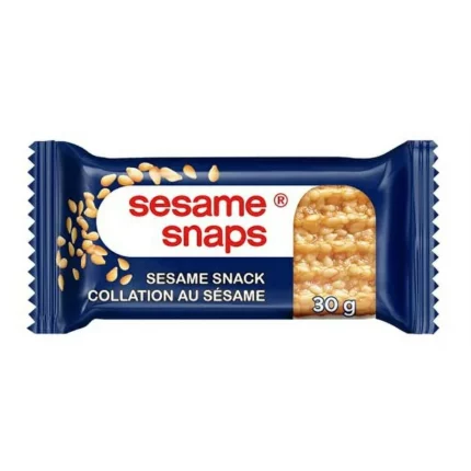 Sesame Snaps Classic are thin, crunchy snacks made with just three simple ingredients — loaded with sesame seeds for a naturally sweet treat on the go.
