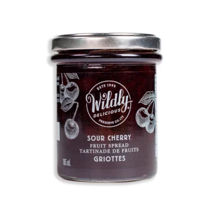 Wildly Delicious Sour Cherry Jam, bold, tart and packed with whole sour cherries—perfect for toast, baking, or enjoying by the spoonful.