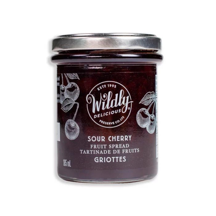 Wildly Delicious Sour Cherry Jam, bold, tart and packed with whole sour cherries—perfect for toast, baking, or enjoying by the spoonful.