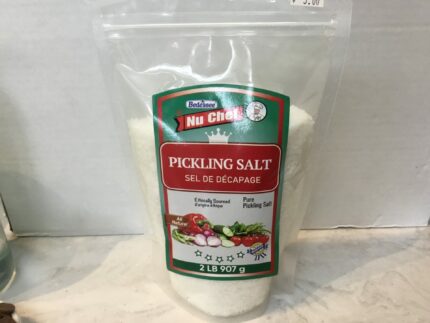 Pickling Salt is a pure, fine-grained salt designed specifically for preserving vegetables and making brines. Try it with anything.