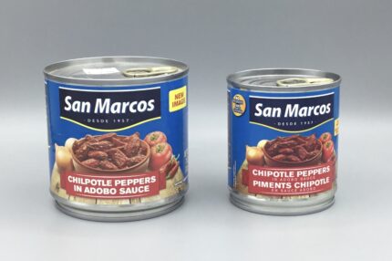 San Marcos Chipotle Peppers in Adobo Sauce bring rich, smoky heat to your cooking with fire-roasted jalapeños in a tangy, spiced tomato sauce.