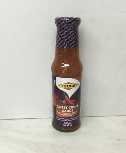 Tooba Sweet Chili Sauce delivers sweet heat and tangy flavour for dipping, stir-fries, glazing, marinades, and everyday cooking.