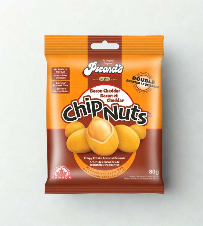 Smoky bacon and sharp cheddar flavours wrapped around crunchy peanuts in a golden chip shell. Snack perfection in every bite.
