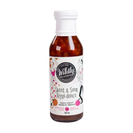 Wildly Delicious Peach & Apricot Everything Sauce, a bold new take on sweet & sour – sweet, spicy, and tangy all in one irresistible sauce.