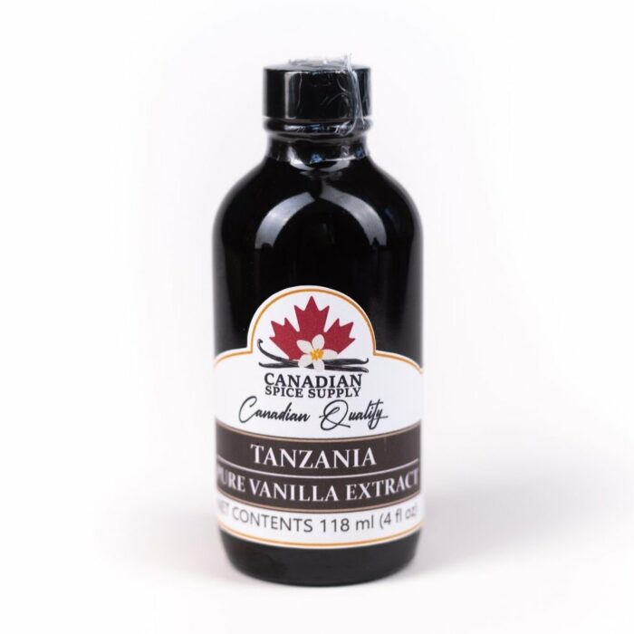 Pure Vanilla Extract is crafted in small batches from premium Tanzania vanilla beans. Each batch is carefully made right here in Canada.