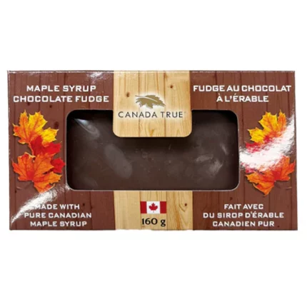 Canada True Maple Syrup Chocolate Fudge is perfect for using in brownies, on charcuterie boards, just for snacking, or as the perfect gift.