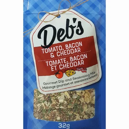 Tomato, Bacon & Cheddar delivers rich, savoury flavour with smoky bacon notes, sharp cheddar, and tomato tang—perfect for creamy dips, spreads, and snacks.