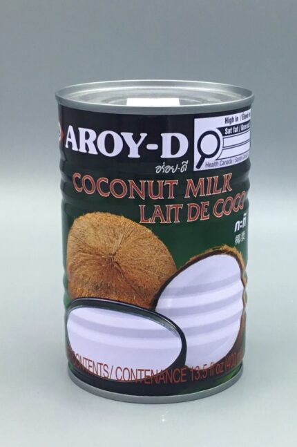 Aroy-D Coconut Milk is rich and creamy, perfect for Thai curries, soups, desserts, smoothies, sauces, and dairy-free cooking.