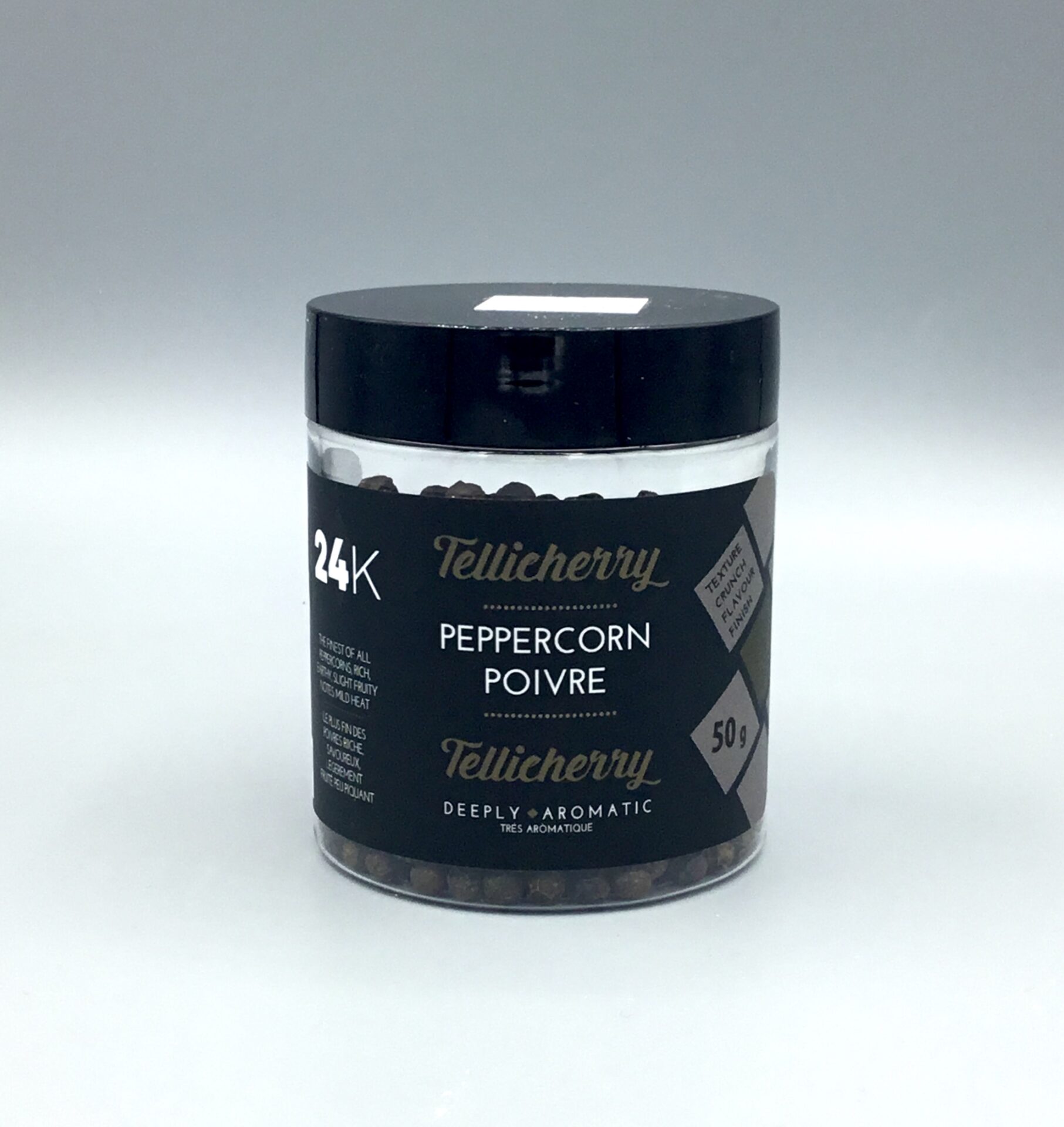 Tellicherry Tellicherry Peppercorn deliver bold, aromatic flavour for steaks, sauces, vegetables, soups, seafood, and everyday cooking.